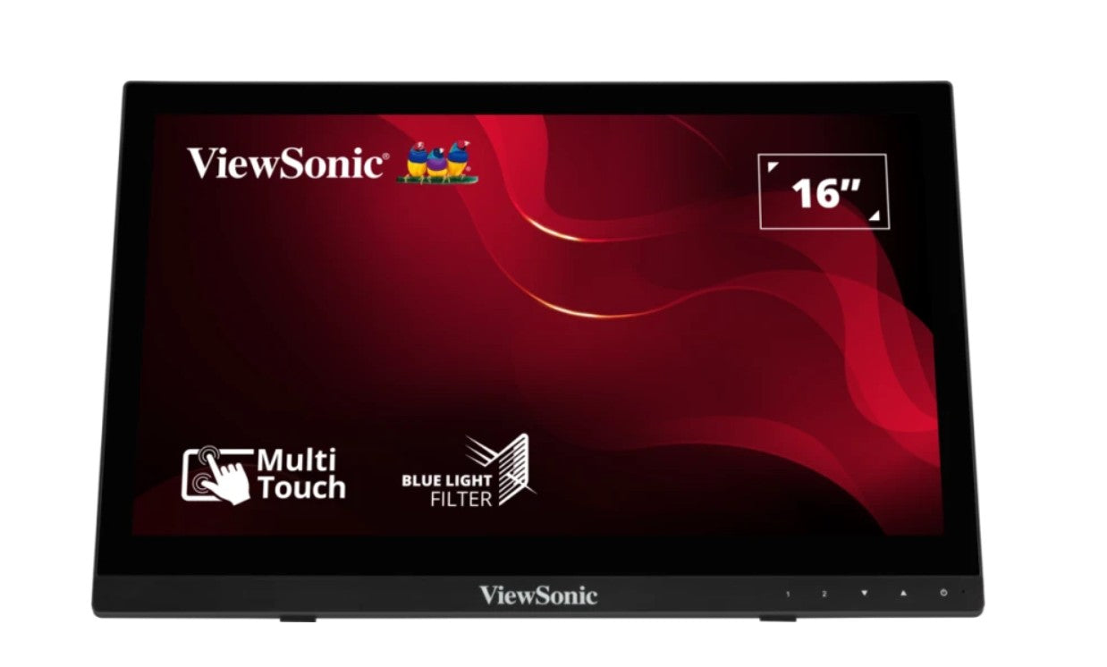 ViewSonic TD1630-3 16' 10 Point Projected Capactitive Touch, HDMI and VGA, Dual Speakers, Durable, Scratch Resistant, VESA 75, Monitor. KIOSK ViewSonic TD1630-3 16' 10 Point Projected Capactitive Touch, HDMI and VGA, Dual Speakers, Durable, Scratch Resistant, VESA 75, Monitor. KIOSK